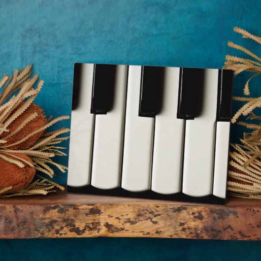 Piano Keys Fotoplatte (Seite)