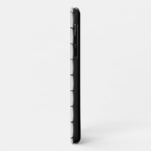 Piano Keys für kundenspezifische Monogramm-Telefon Case-Mate iPhone Hülle (Hinten/Links)