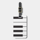 Piano Keys Gepäckanhänger (Vorderseite vertikal)