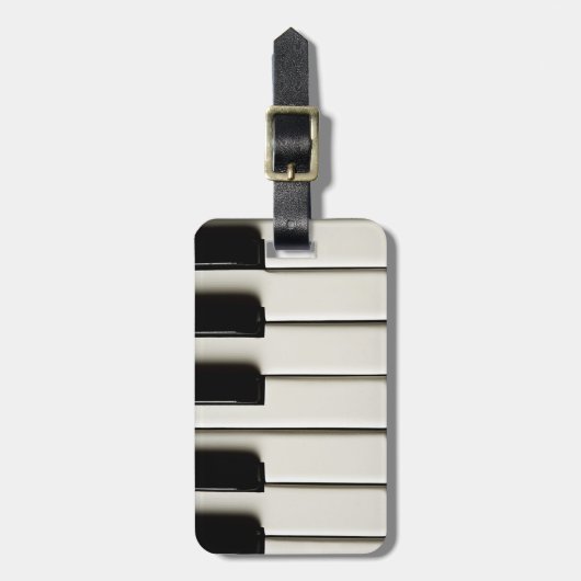Piano Keys Gepäckanhänger (Vorderseite vertikal)