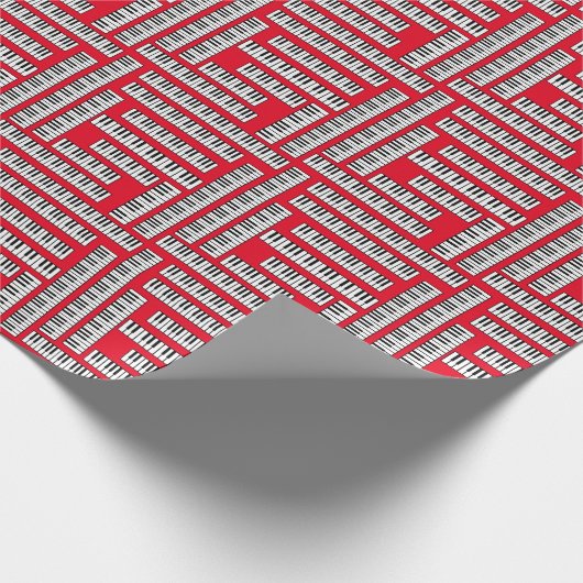 Piano Keys Geschenkpapier (Ecke)