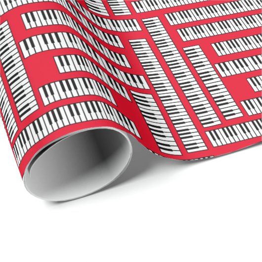 Piano Keys Geschenkpapier (Rolleneckpunkt)