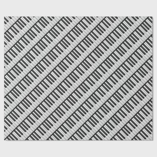 Piano Keys Geschenkpapier (Flach)