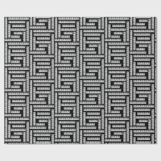 Piano Keys Geschenkpapier (Flach)