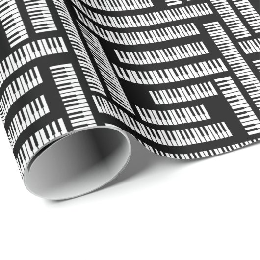 Piano Keys Geschenkpapier (Rolleneckpunkt)