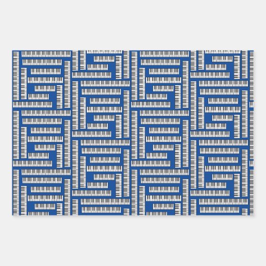 Piano Keys Geschenkpapier Set (Vorderseite 3)