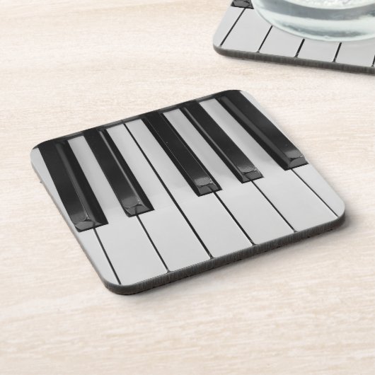 Piano Keys Getränkeuntersetzer (Linke Seite)