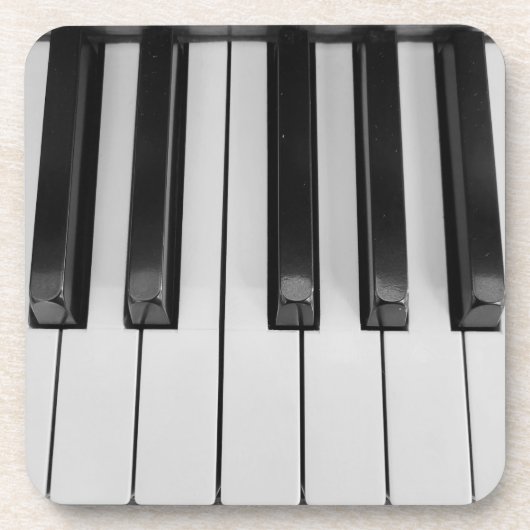 Piano Keys Getränkeuntersetzer (Vorderseite)