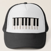 Piano Keys 🎹 Hat Truckerkappe (Vorderseite)