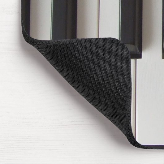Piano Keys Ivory und Ebony Mousepad (Ecke)