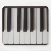 Piano Keys Ivory und Ebony Mousepad (Vorne)