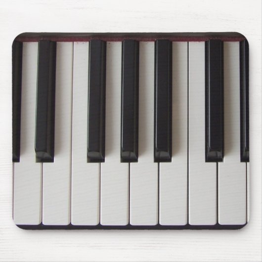 Piano Keys Ivory und Ebony Mousepad (Vorne)