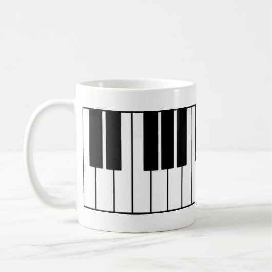 Piano Keys Kaffeetasse (Links)