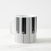 Piano Keys Kaffeetasse (Vorderseite Links)