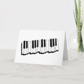 Piano Keys Karte (Vorderseite)