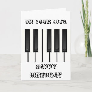 Piano Keys Karte