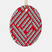 Piano Keys Keramik Ornament (Rechts)