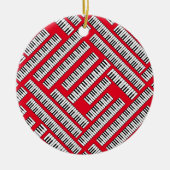 Piano Keys Keramik Ornament (Vorne)