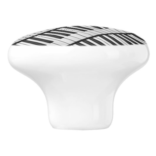 Piano Keys Keramikknauf (Seitenansicht)