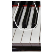 Piano Keys Kleine Geschenktüte (Rückseite)