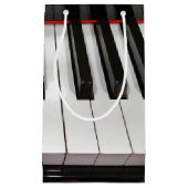 Piano Keys Kleine Geschenktüte (Vorderseite)