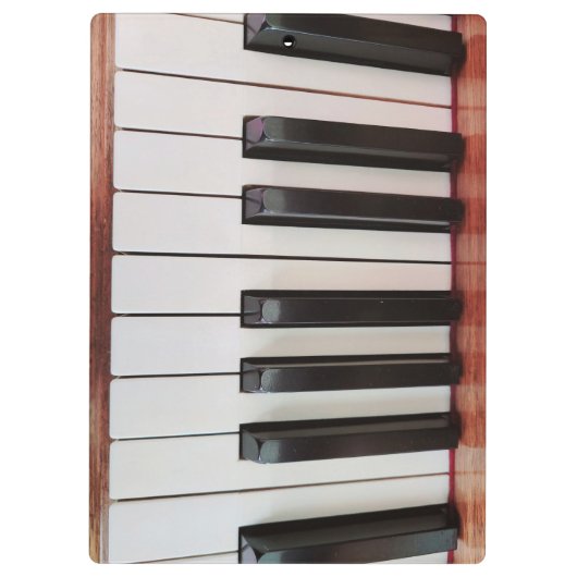 Piano Keys Klemmbrett (Rückseite)