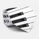Piano Keys Krawatte (Gerollt)