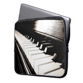 Piano Keys Laptop Sleeve (Vorderseite Links)