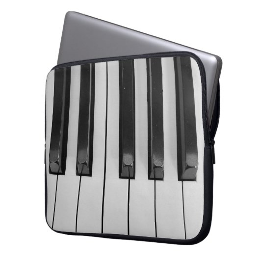 Piano Keys Laptopschutzhülle (Vorderseite Links)