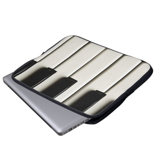 Piano Keys Laptopschutzhülle (Vorne Knopf)