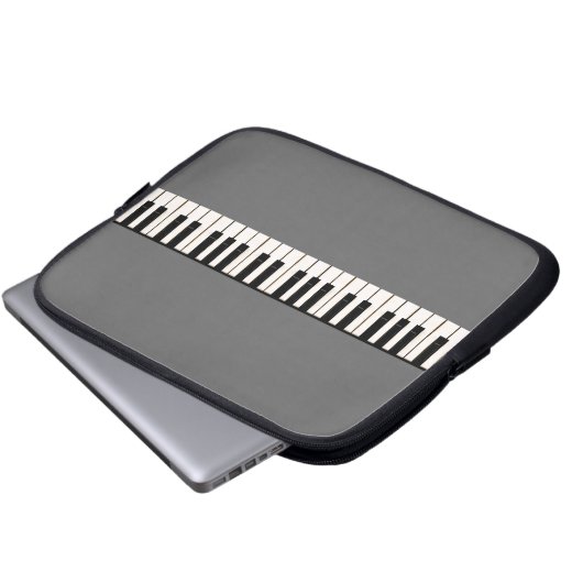 Piano Keys Laptopschutzhülle (Vorne Knopf)
