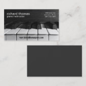 Piano-Keys-Lehrkarte Visitenkarte (Vorne/Hinten)