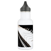 Piano Keys Macro Edelstahlflasche (Links)