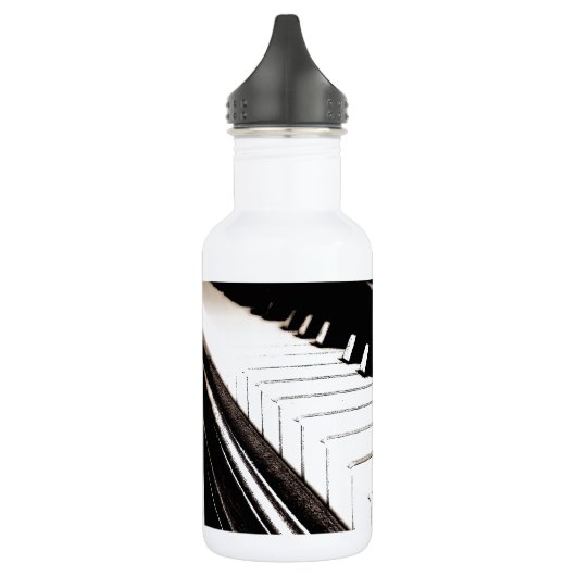 Piano Keys Macro Edelstahlflasche (Links)