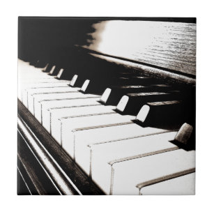 Piano Keys Macro Fliese
