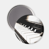 Piano Keys Macro Magnet (Vorderseite/Rückseite)