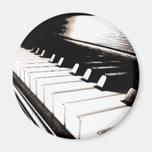 Piano Keys Macro Magnet