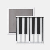 Piano Keys Magnet (Vorderseite/Rückseite)