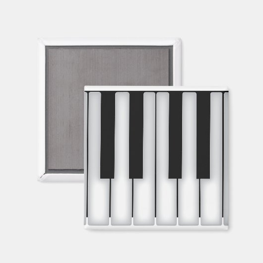 Piano Keys Magnet (Vorderseite/Rückseite)