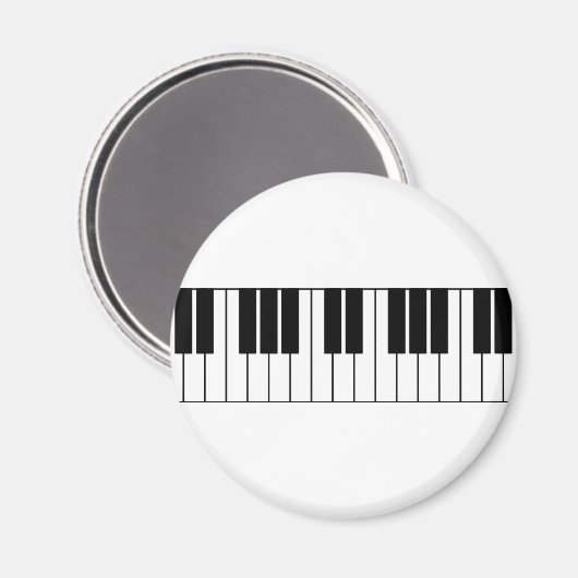 Piano Keys Magnet (Vorderseite/Rückseite)