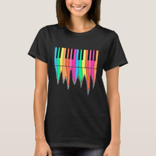 Piano Keys Melting T-Shirt