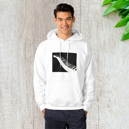 Piano Keys Mens Hoodie