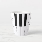 Piano Keys Milchtasse (Vorderseite)