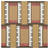 Piano Keys Music Frame Border Fabric Stoff (Muster)