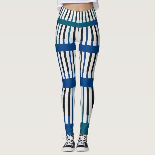 Piano Keys Music Leggings (Vorderseite)