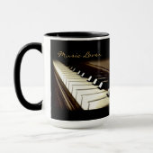 PIANO KEYS Music Lover Coffee Lover Drink Tasse (Links)