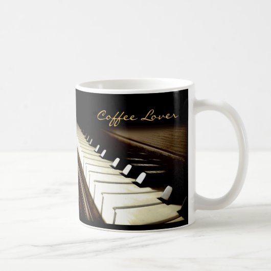 PIANO KEYS Music-Lover Drinking Tasse (Rechts)