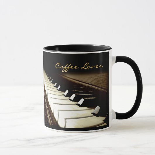 PIANO KEYS Music-Lover Drinking Tasse (Rechts)