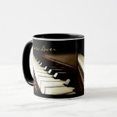 PIANO KEYS Music-Lover Drinking Tasse (Vorderseite Links)
