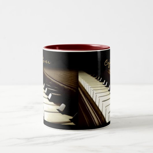 PIANO KEYS Music Lover Drinks Tasse (Mittel)